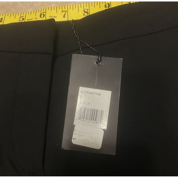 Essentials by ABS Women Black Casual Pants Size 2 Leg Stripe With Red And White￼ - Picture 8 of 11